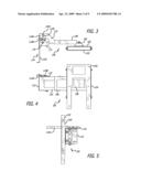 FLAT SCREEN TV BRACKET FOR A VEHICLE diagram and image