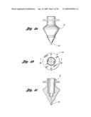 Method for estimating thread parameters of a part diagram and image