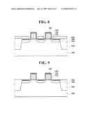 Methods of Forming Field Effect Transistors Having Stress-Inducing Sidewall Insulating Spacers Thereon and Devices Formed Thereby diagram and image