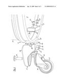 Wheeled chassis assembly for vats, especially for sorption columns diagram and image