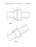 Directional collar for pipe installation diagram and image