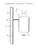 Fluid-driven electric generator for operatively connecting to a conduct carrying a fluid diagram and image