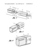 Two piece removable end cap diagram and image