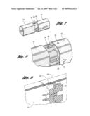 Two piece removable end cap diagram and image