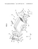 STORAGE STRUCTURE FOR A COVER MEMBER OF A SLIDING ROOF TYPE VEHICLE AND A VEHICLE PROVIDED WITH THE SAME diagram and image