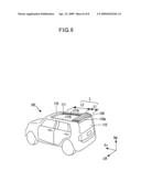 STORAGE STRUCTURE FOR A COVER MEMBER OF A SLIDING ROOF TYPE VEHICLE AND A VEHICLE PROVIDED WITH THE SAME diagram and image