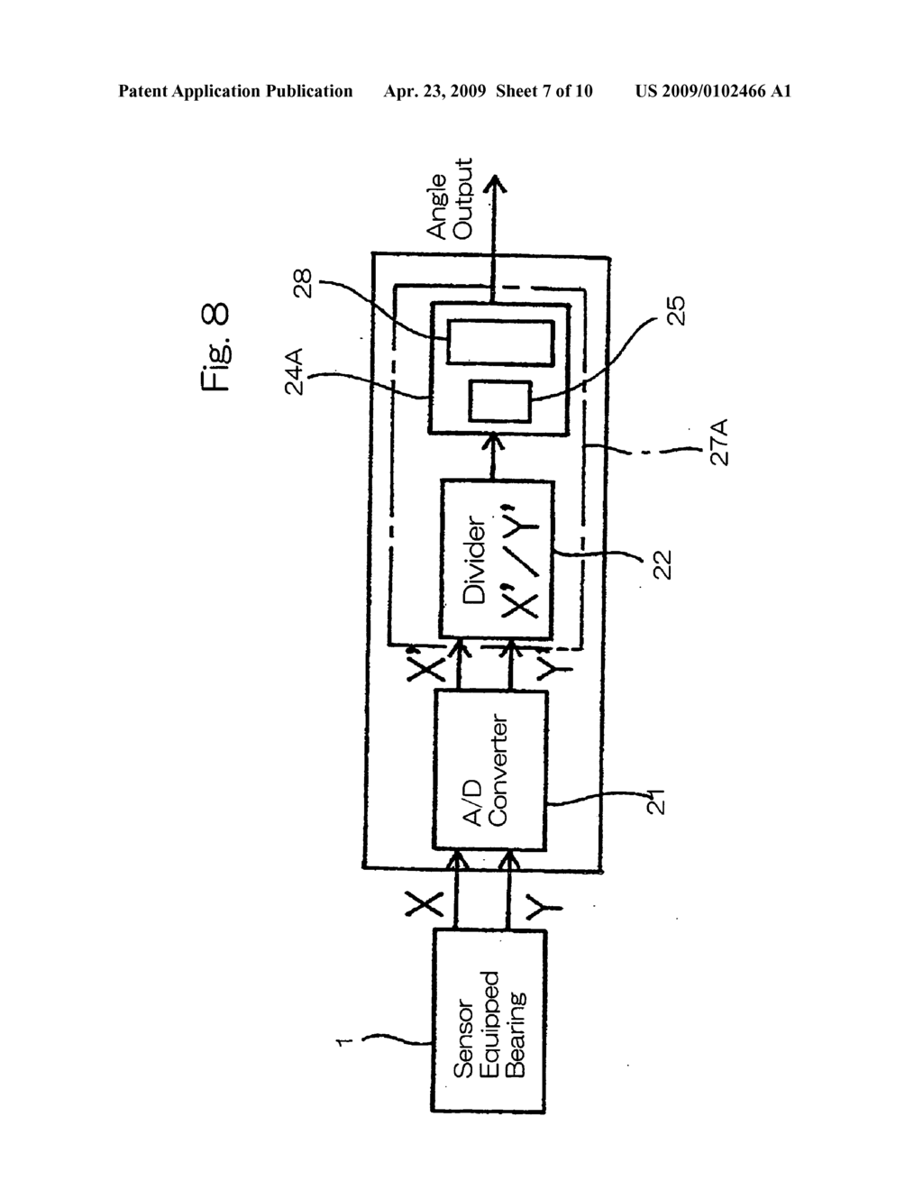 Bearing with absolute angel sensor - diagram, schematic, and image 08