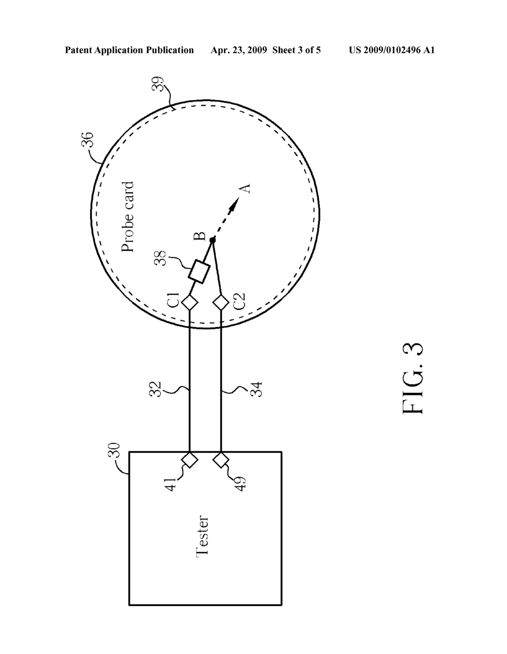 TEST SYSTEM AND METHOD FOR REDUCING TEST SIGNAL LOSS FOR INTEGRATED CIRCUITS - diagram, schematic, and image 04