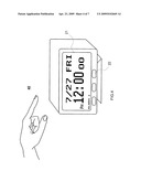 ALARM CLOCK WITH A PROXIMITY DETECTOR diagram and image