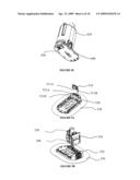 Analyte sensor transmitter unit configuration for a data monitoring and management system diagram and image