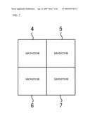 KVM switch, method for controlling the same, switching syestem for multi-monitor, and switching method for multi-monitor diagram and image