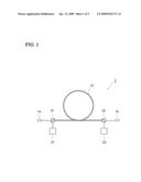 OPTICAL FIBER FOR AMPLIFICATION AND OPTICAL FIBER AMPLIFIER diagram and image