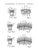 Decoupling device for mounting a shaft on a base and radial ondular washer diagram and image