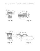 Decoupling device for mounting a shaft on a base and radial ondular washer diagram and image