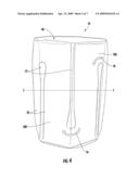 INFLATABLE INSULATING FOOD SUBSTANCE CONTAINER HOLDER diagram and image