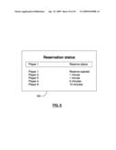 Cashless reservation system diagram and image