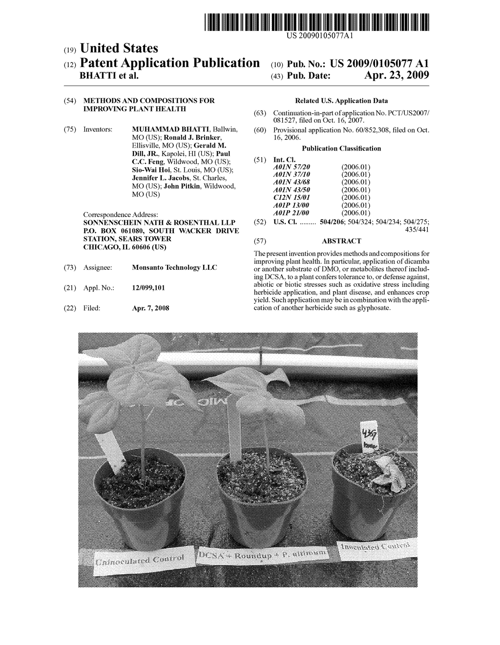 METHODS AND COMPOSITIONS FOR IMPROVING PLANT HEALTH - diagram, schematic, and image 01