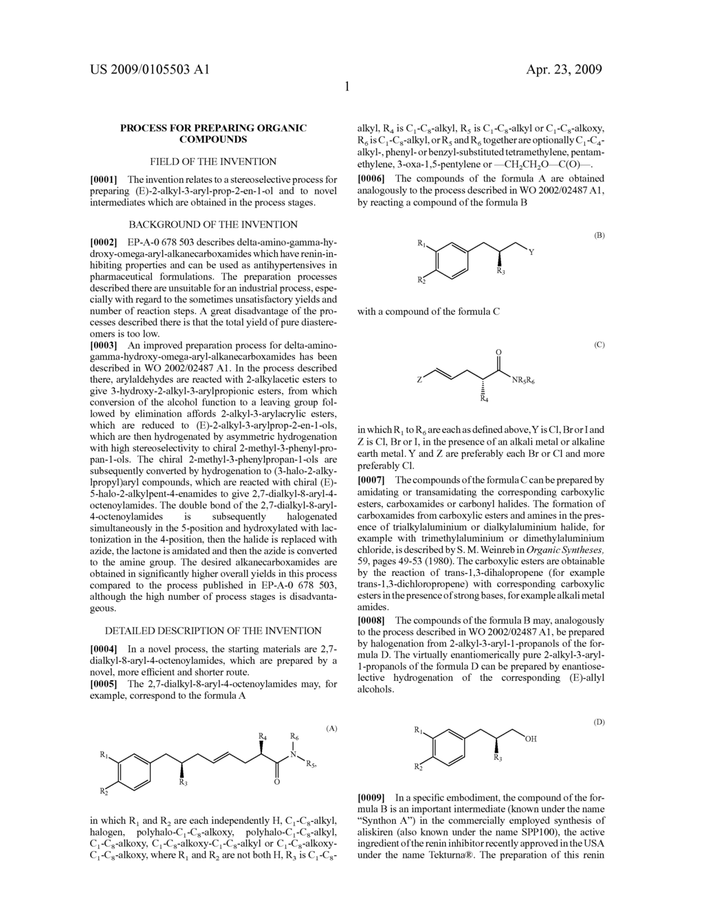 Process for Preparing organic compounds - diagram, schematic, and image 02