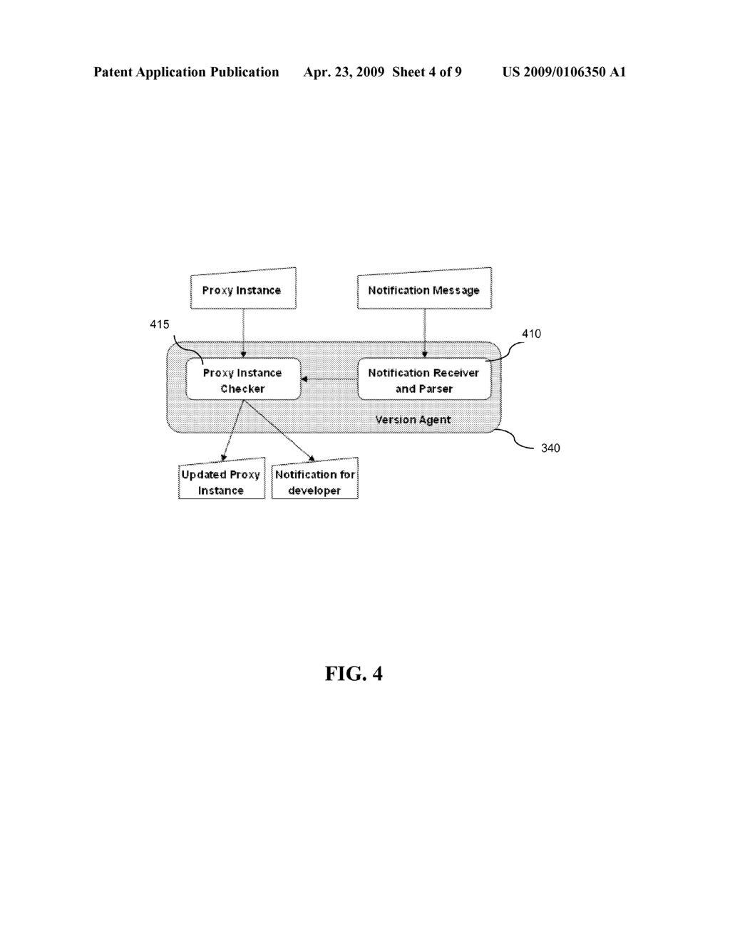 METHOD AND APPARATUS FOR DYNAMIC WEB SERVICE CLIENT APPLICATION UPDATE - diagram, schematic, and image 05