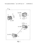 Wirelessly-enabled identification of digital media generated at an event diagram and image