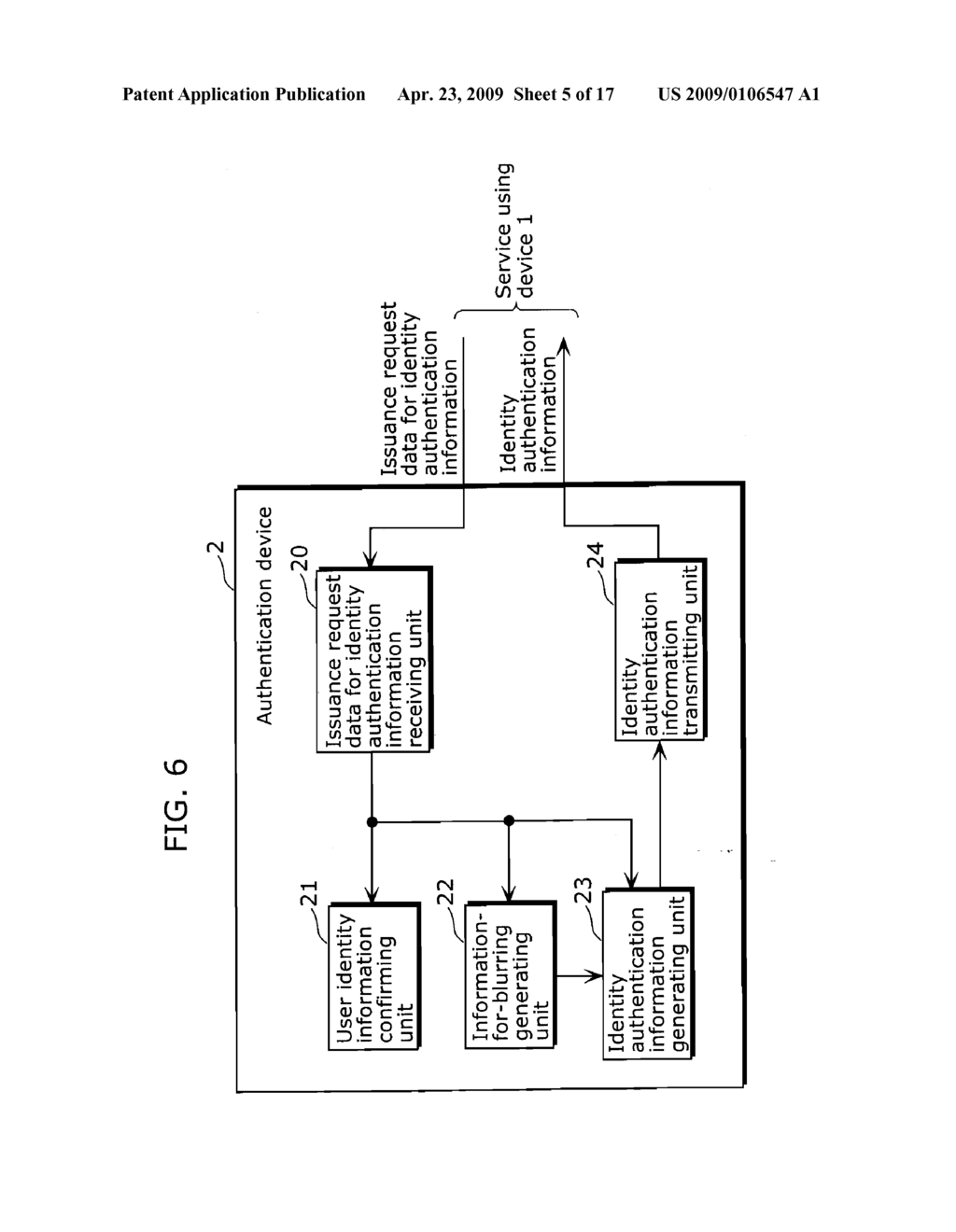 AUTHENTICATION SYSTEM, AUTHENTICATION DEVICE, TERMINAL, AND VERIFYING DEVICE - diagram, schematic, and image 06