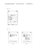 MOBILE TERMINAL AND METHOD OF DISPLAYING INFORMATION THEREIN diagram and image