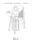 Dust collector having dust bag-expanding function diagram and image