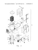 Dust collector having dust bag-expanding function diagram and image