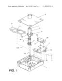 PROGRAMMABLE ELECTRONICALLY CLOSING LOCK WITH TURN KNOB diagram and image