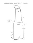 APPARATUS FOR SHADING A BEVERAGE CONTAINER diagram and image