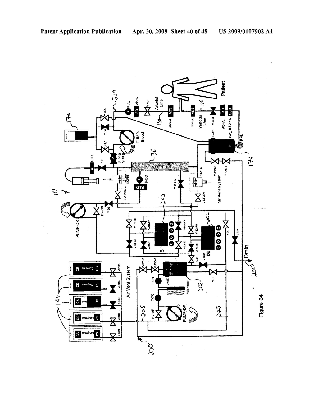 PERSONAL HEMODIALYSIS SYSTEM - diagram, schematic, and image 41