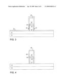 SEMICONDUCTOR FIN BASED NONVOLATILE MEMORY DEVICE AND METHOD FOR FABRICATION THEREOF diagram and image