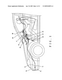 Retractable steering mechanism diagram and image