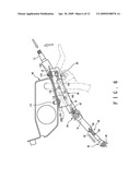 Retractable steering mechanism diagram and image