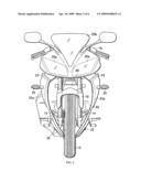 Vehicle side cowl with heat exhaust duct diagram and image