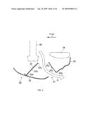 Vehicle side cowl with heat exhaust duct diagram and image