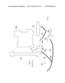 Vehicle side cowl with heat exhaust duct diagram and image