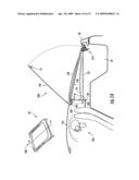 Retractable Glass Roof and Liftgate Open Air Vehicle System diagram and image