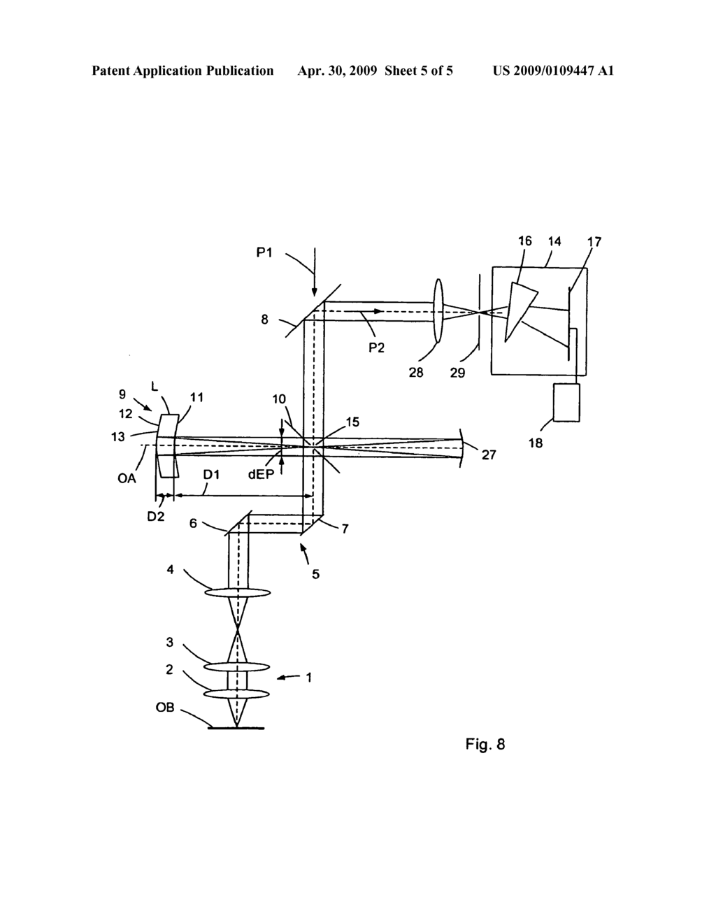 Microscope and Microscope Microexamination Procedure Method for the Measurement of the Surface Profile of an Object - diagram, schematic, and image 06