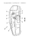 Portable electronic faxing, scanning, copying, and printing device diagram and image