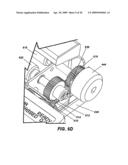 Portable electronic faxing, scanning, copying, and printing device diagram and image