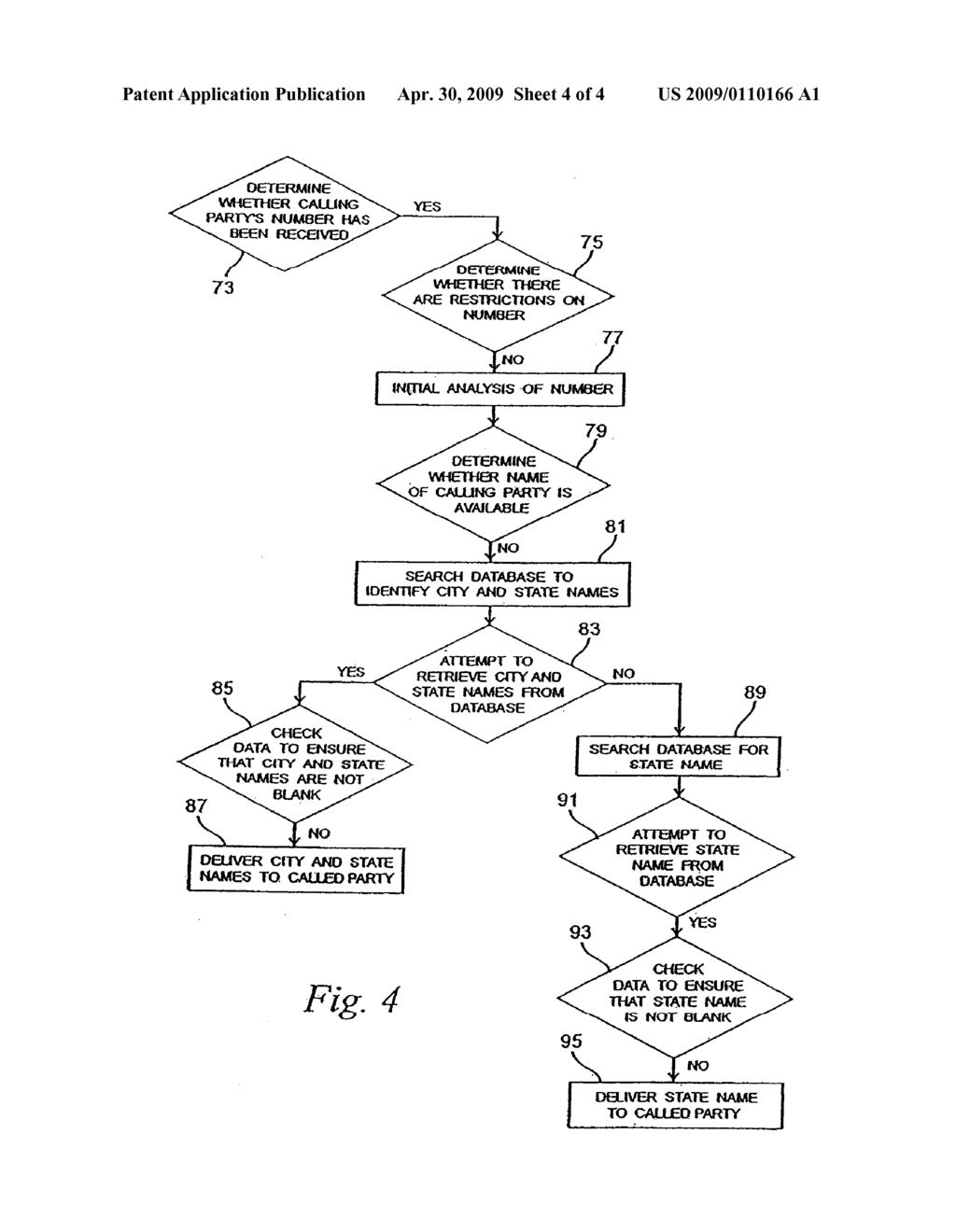 Method and System for Providing Location Information Associated with a Calling Party - diagram, schematic, and image 05
