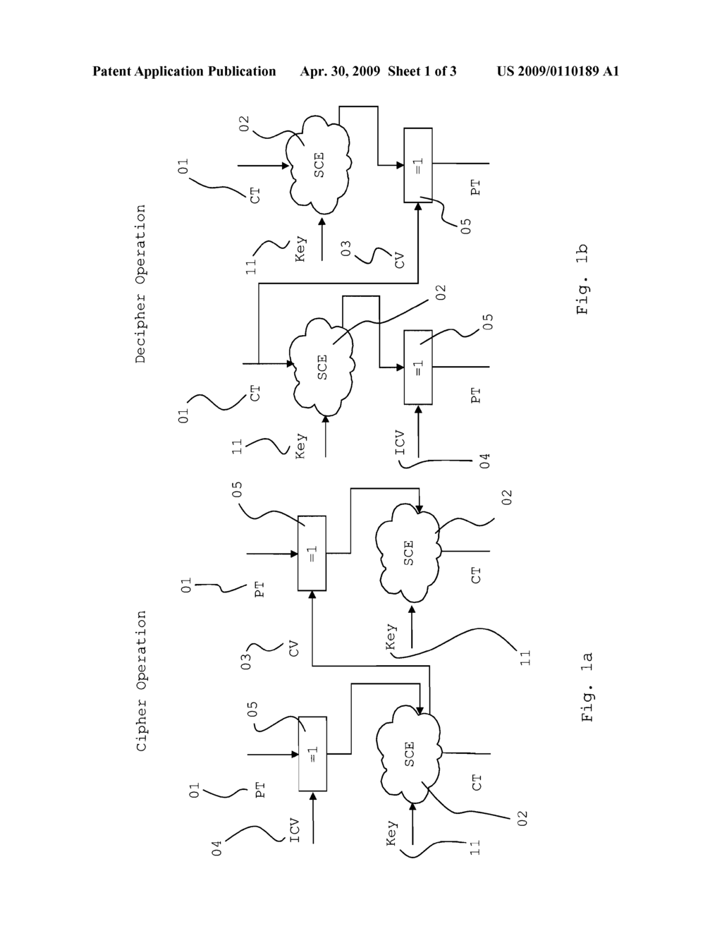 Apparatus and method for operating a symmetric cipher engine in cipher-block chaining mode - diagram, schematic, and image 02