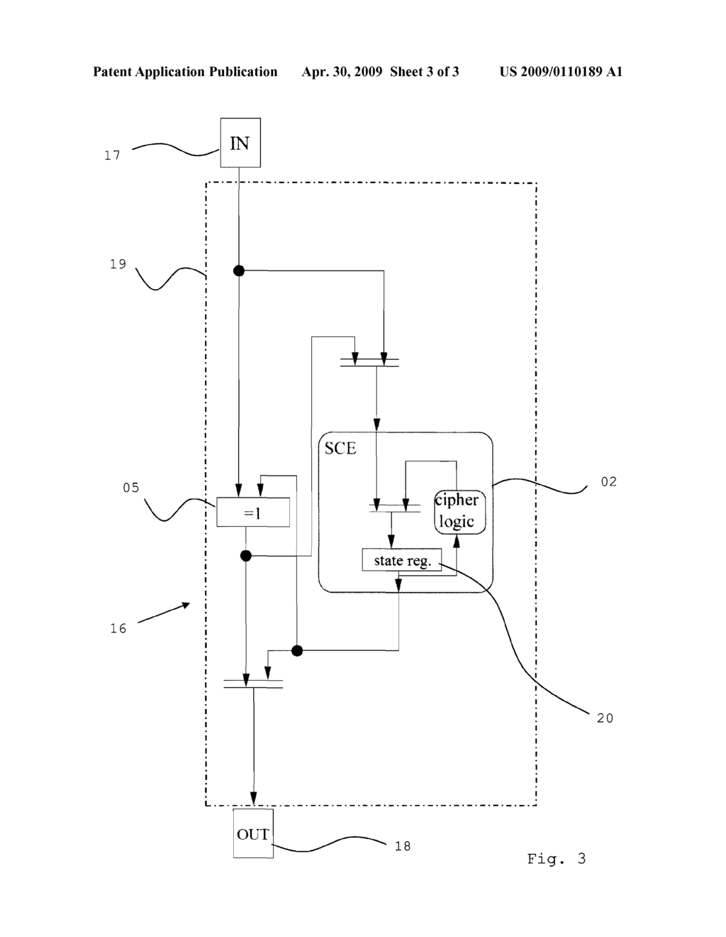 Apparatus and method for operating a symmetric cipher engine in cipher-block chaining mode - diagram, schematic, and image 04