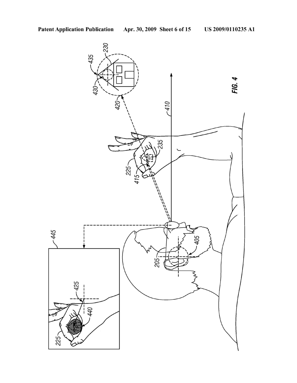 SYSTEM AND METHOD FOR SELECTION OF AN OBJECT OF INTEREST DURING PHYSICAL BROWSING BY FINGER FRAMING - diagram, schematic, and image 07