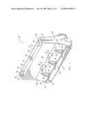 BARRIER DEVICE WITH SIDE WALL REINFORCEMENTS diagram and image