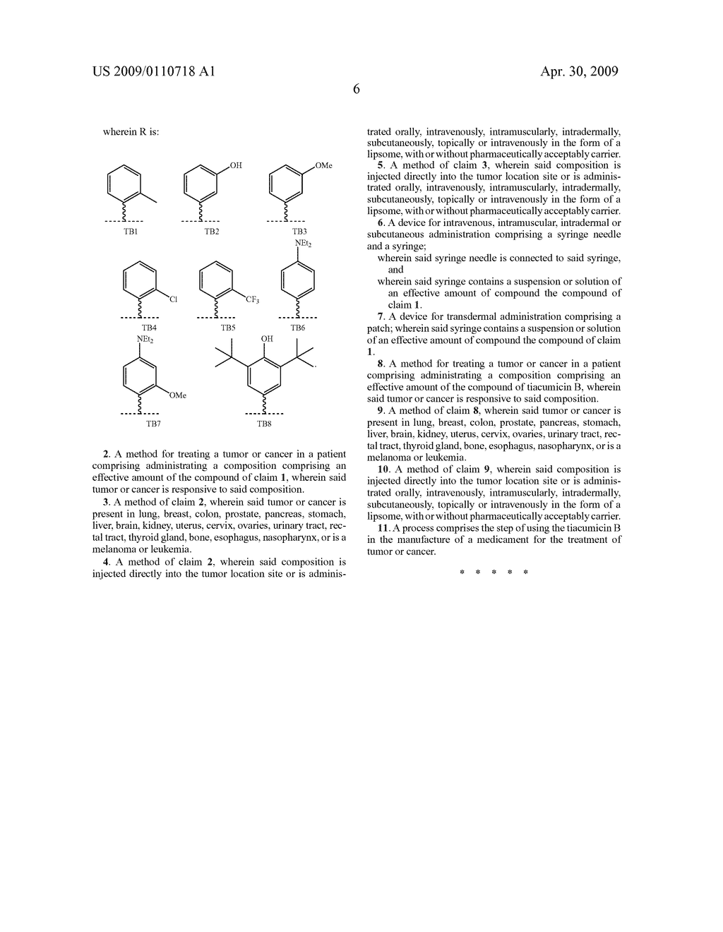 Derivatives of tiacumicin B as anti-cancer agents - diagram, schematic, and image 09