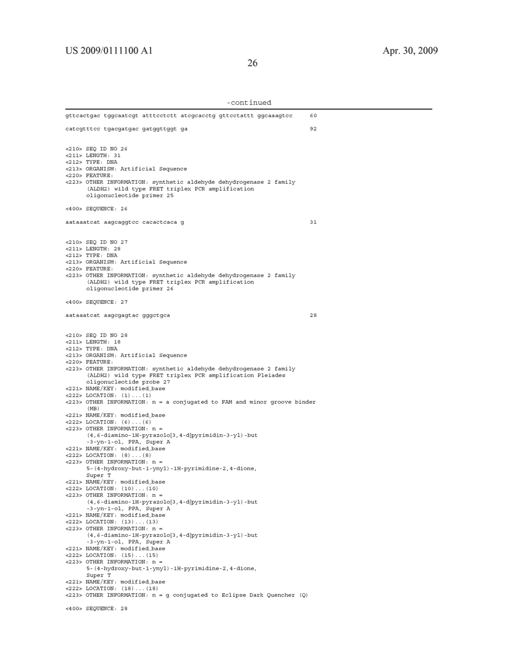 MINOR GROOVE BINDER - ENERGY TRANSFER OLIGONUCLEOTIDES AND METHODS FOR THEIR USE - diagram, schematic, and image 36