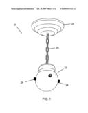 STRUCTURE FOR MOUNTING CHANDELIER ARMS diagram and image