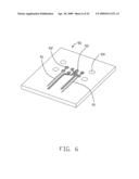 Electrical connector with integrated circuit bonded thereon diagram and image